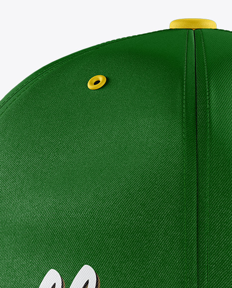 Snapback Cap Mockup - Back View