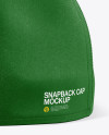 Snapback Cap Mockup - Back View