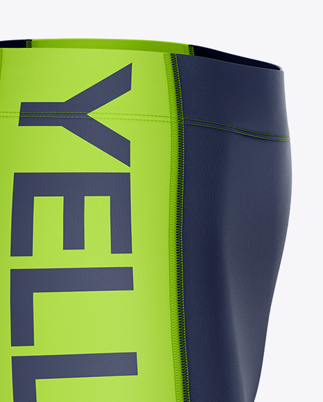 Women`s Volleyball Shorts Mockup - Side View