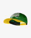 Snapback Cap Mockup - Half Side View