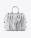 Leather Bag Mockup - Front View (High-Angle Shot)