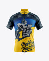 Men&#039;s Cycling Jersey Mockup - Front View