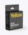 Glossy Paper Box w/ Hang Tab Mockup