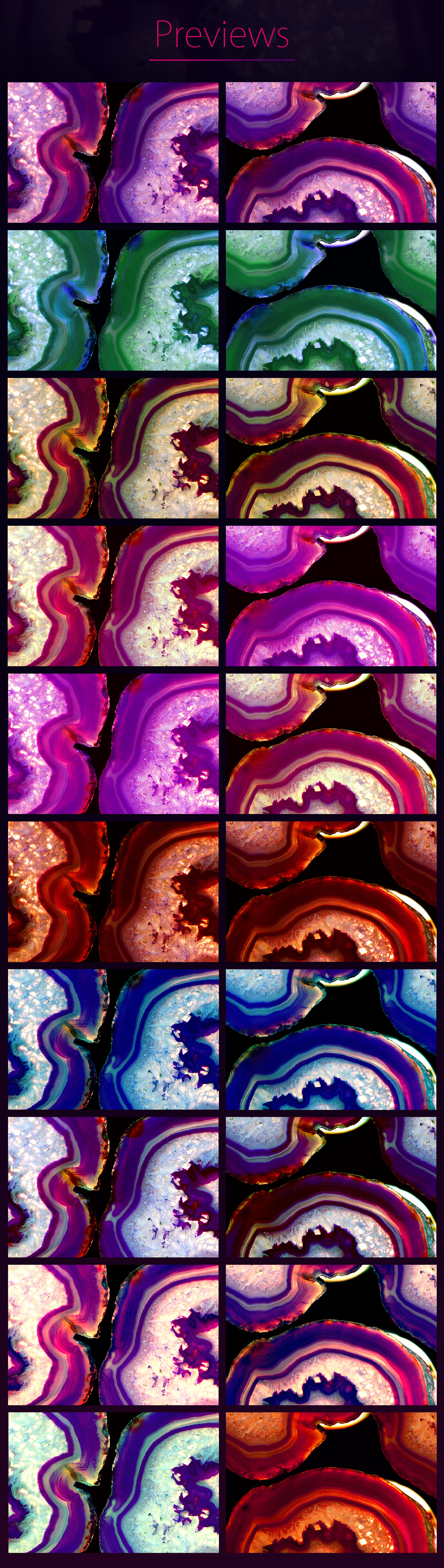 40 Agate Backgrounds