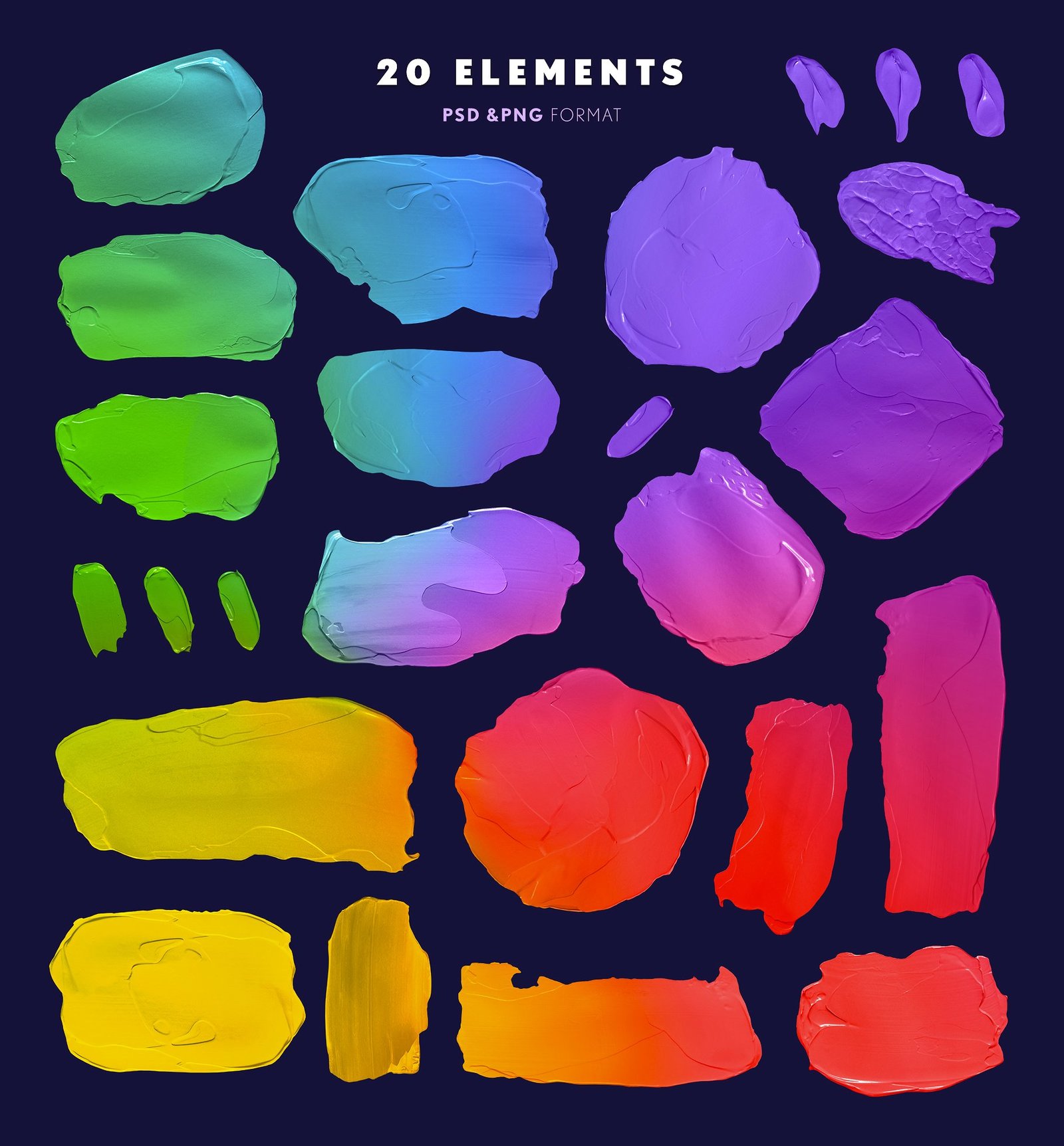 Creamy Glazing 2 - Paint Strokes Creamy Glazing 2 - Paint Strokes