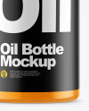 Glossy Small Oil Bottle Mockup