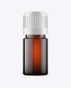 Amber Glass Oil Bottle Mockup