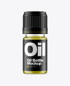 Clear Glass Oil Bottle Mockup