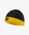 Winter Hat Mockup - Half Side View