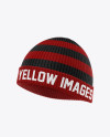 Winter Hat Mockup - Half Side View