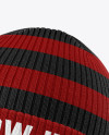 Winter Hat Mockup - Half Side View