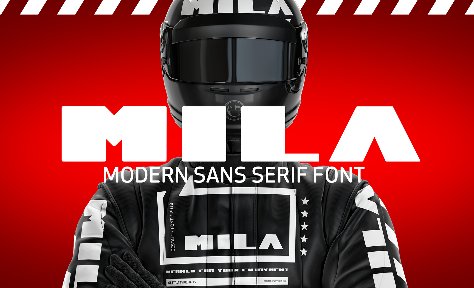 MILA // San Serif Font by Jeffery P. Ess