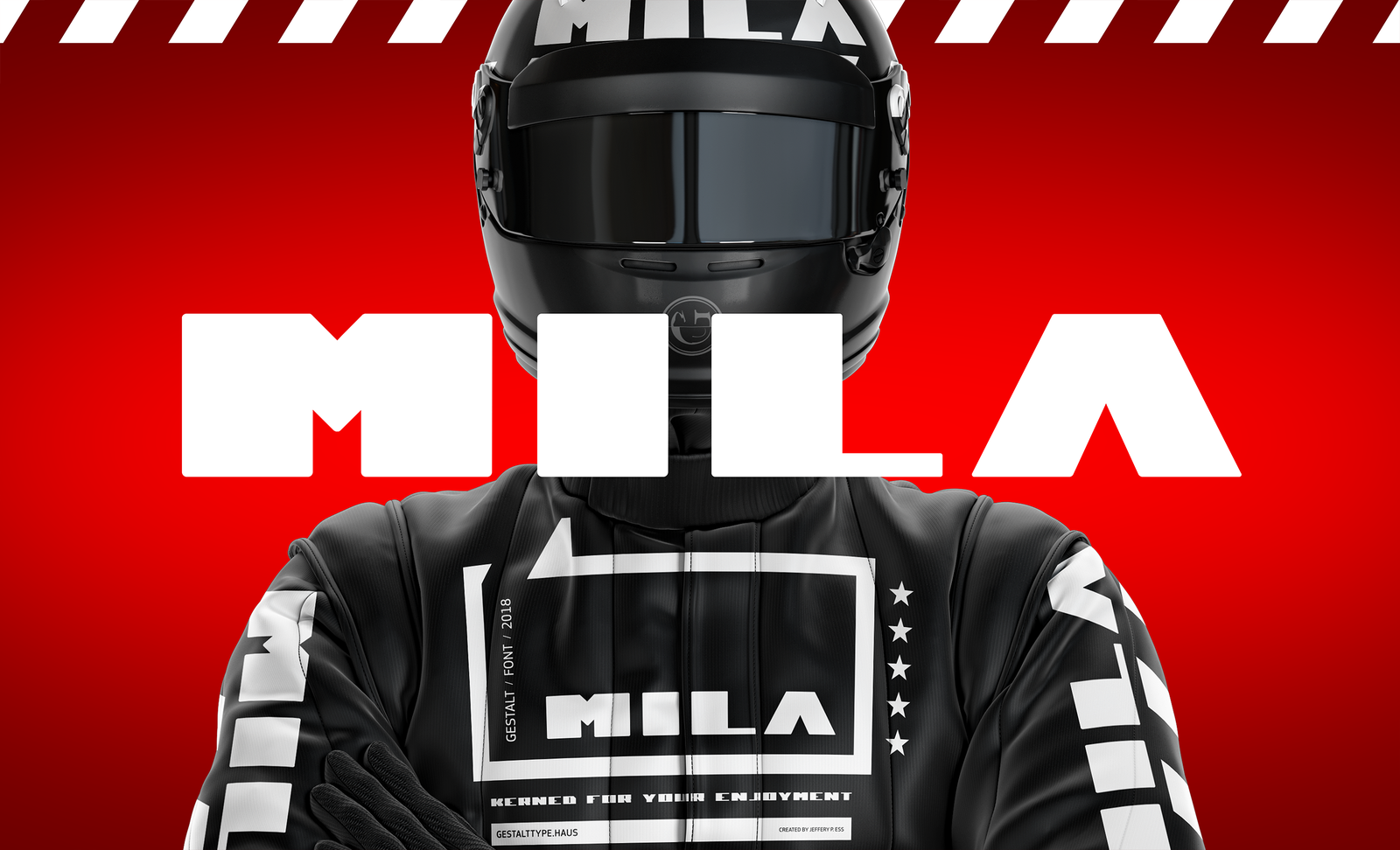 MILA // San Serif Font by Jeffery P. Ess