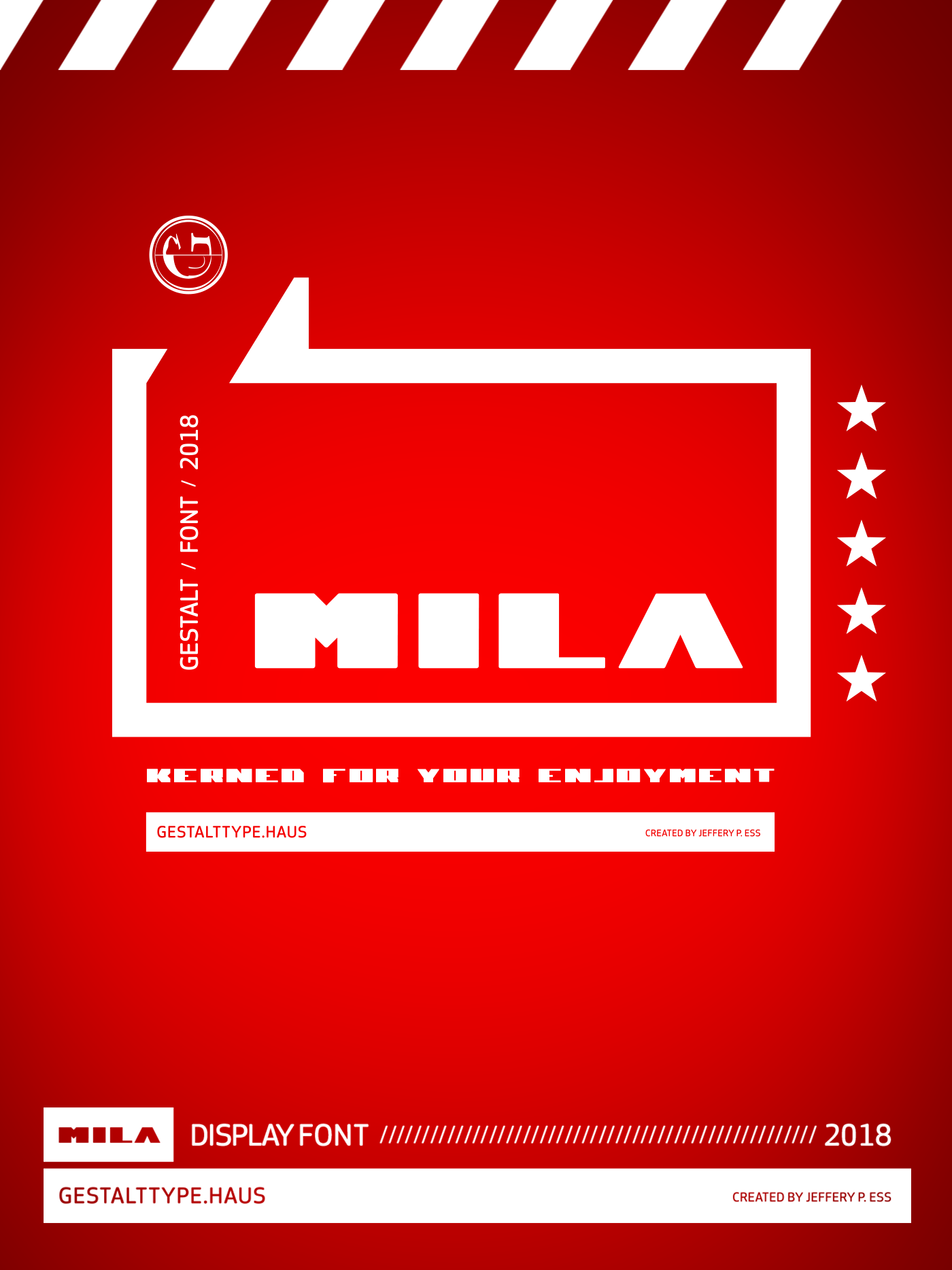 MILA // San Serif Font by Jeffery P. Ess