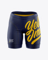 Women’s Cycling Shorts Mockup - Front View