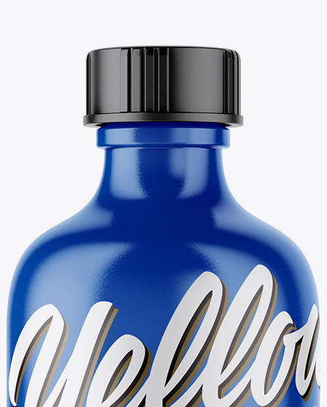 Glossy Plastic Bottle Mockup