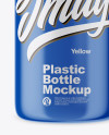 Glossy Plastic Bottle Mockup