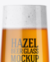 Embassy Glass with Hazel Orange Beer Mockup