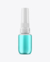 Clear Glass Cosmetic Bottle with Liquid Mockup Clear Glass Cosmetic Bottle with Liquid Mockup
