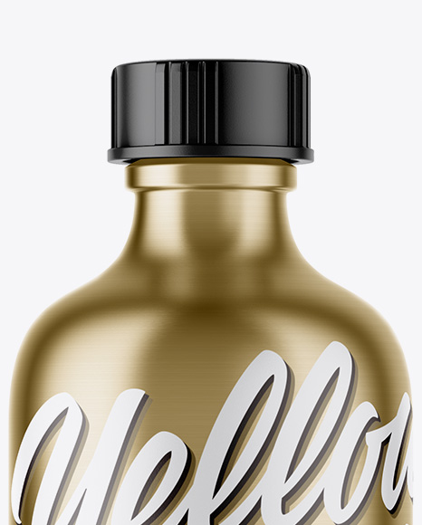 Metallic Plastic Bottle Mockup Metallic Plastic Bottle Mockup