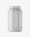 Matte Protein Jar Mockup