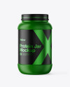 Matte Protein Jar Mockup