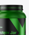 Matte Protein Jar Mockup