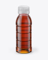 10oz Tea Bottle in Shrink Sleeve with Condensation Mockup - Front View (High-Angle Shot)