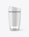 Clear Cup with Holder Mockup