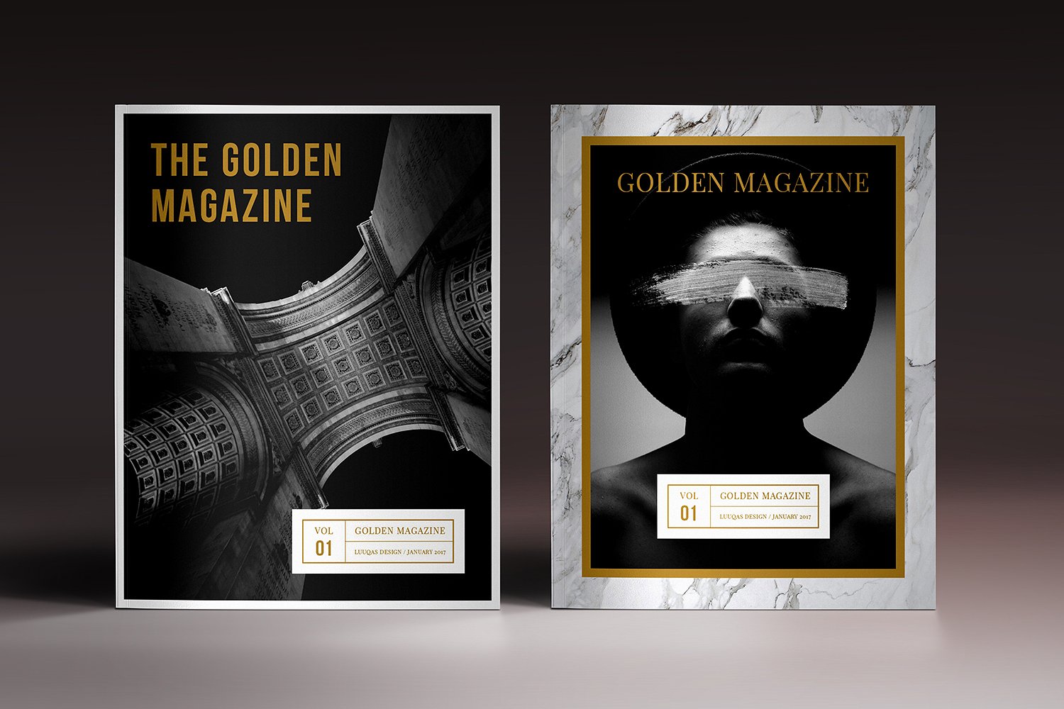 The Golden Magazine Template