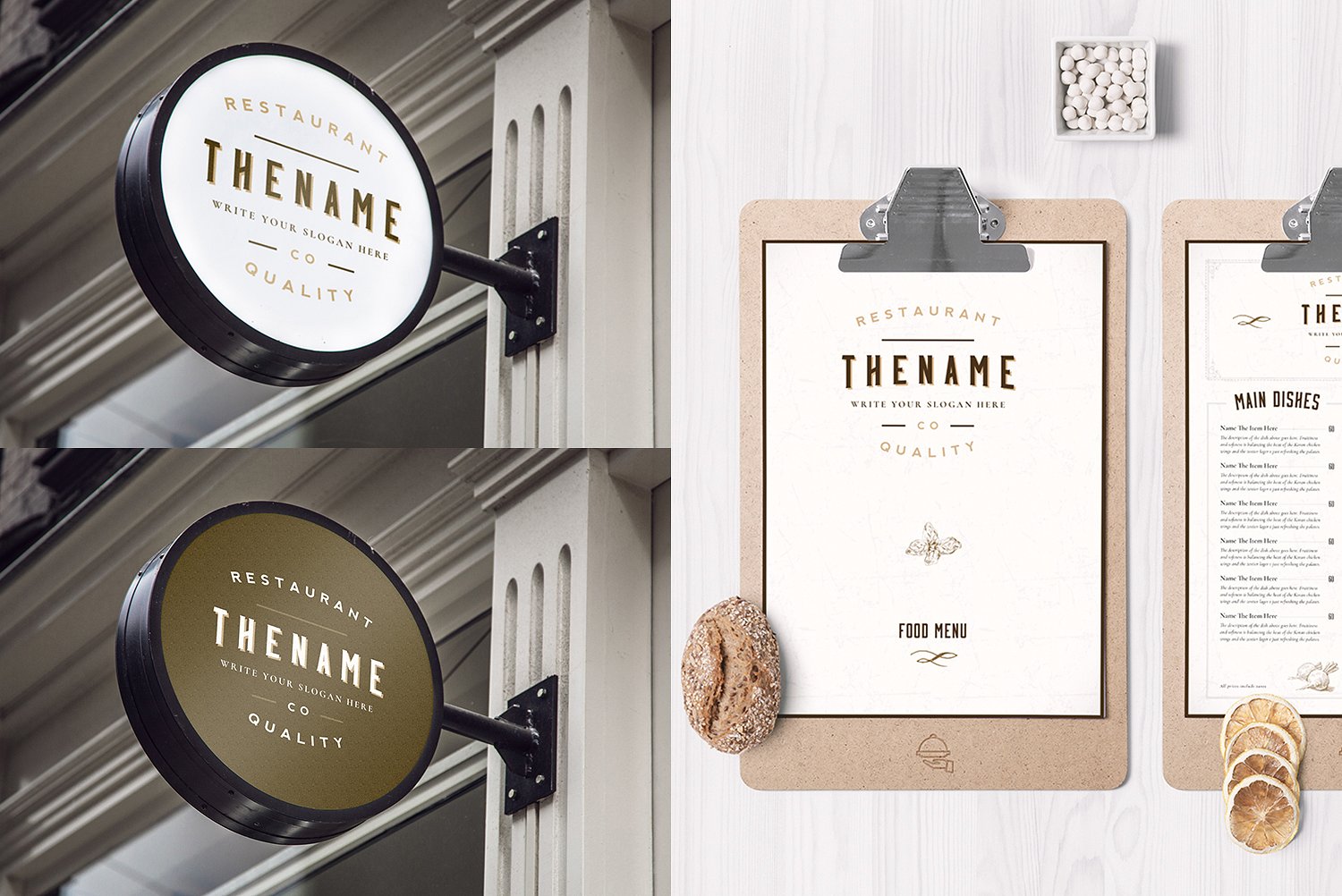 Classy Food Menu 6 Template Classy Food Menu 6 Template