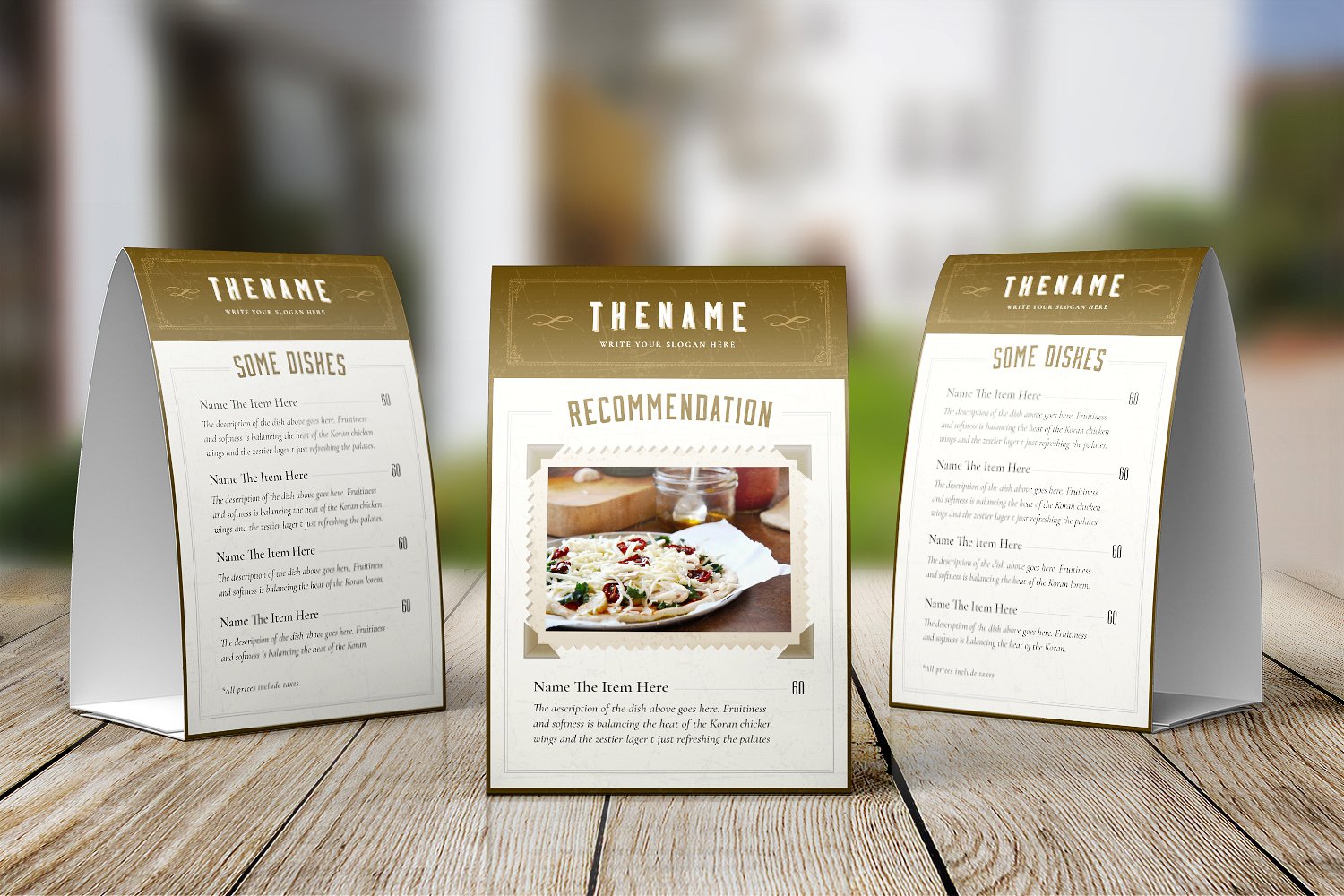 Classy Food Menu 6 Template