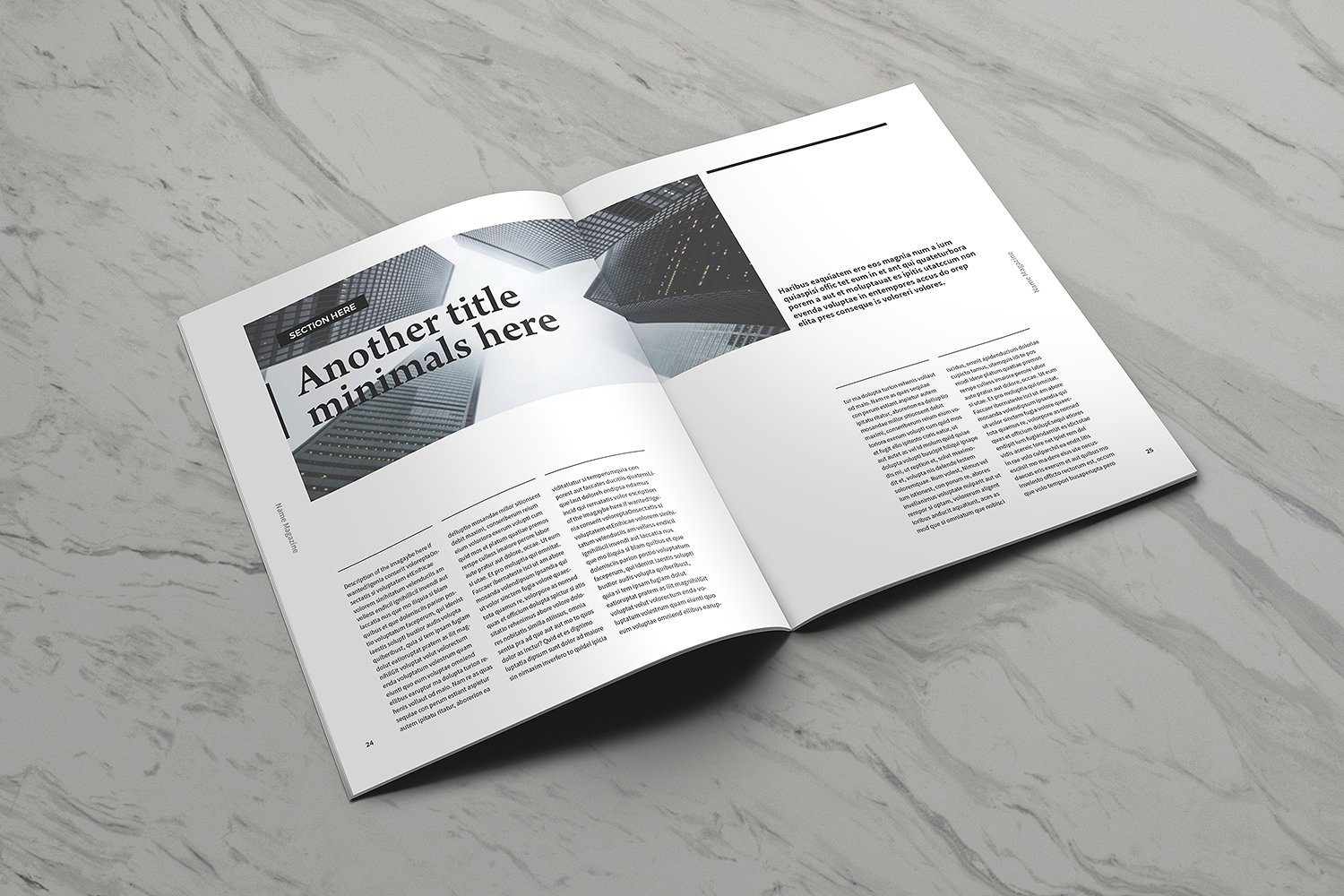 Moore Indesign Template Moore Indesign Template