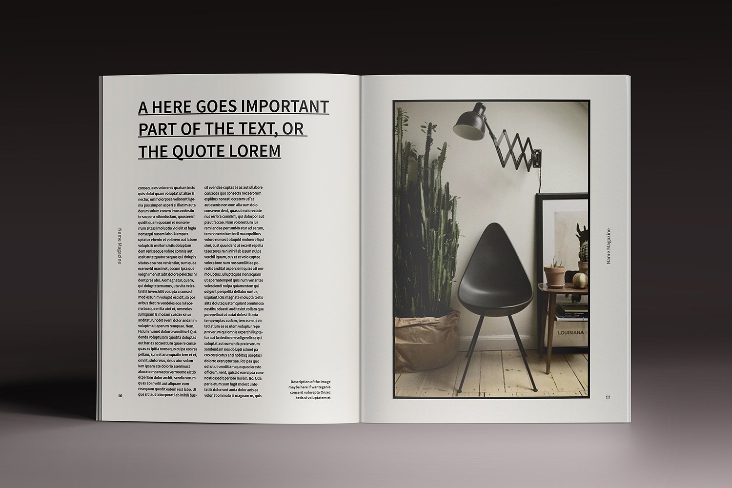 Moore Indesign Template Moore Indesign Template
