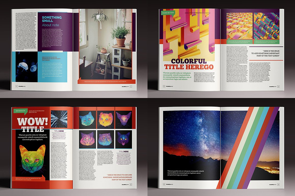 The Colorful Magazine Indesign Template