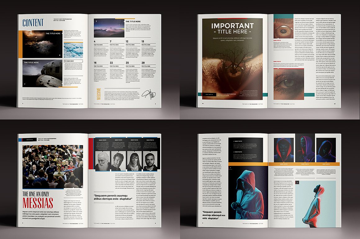 Multipurpose Magazine 5 Indesign Template