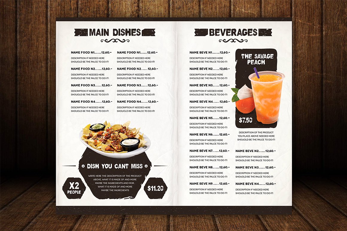 The Ristorante Menu The Ristorante Menu