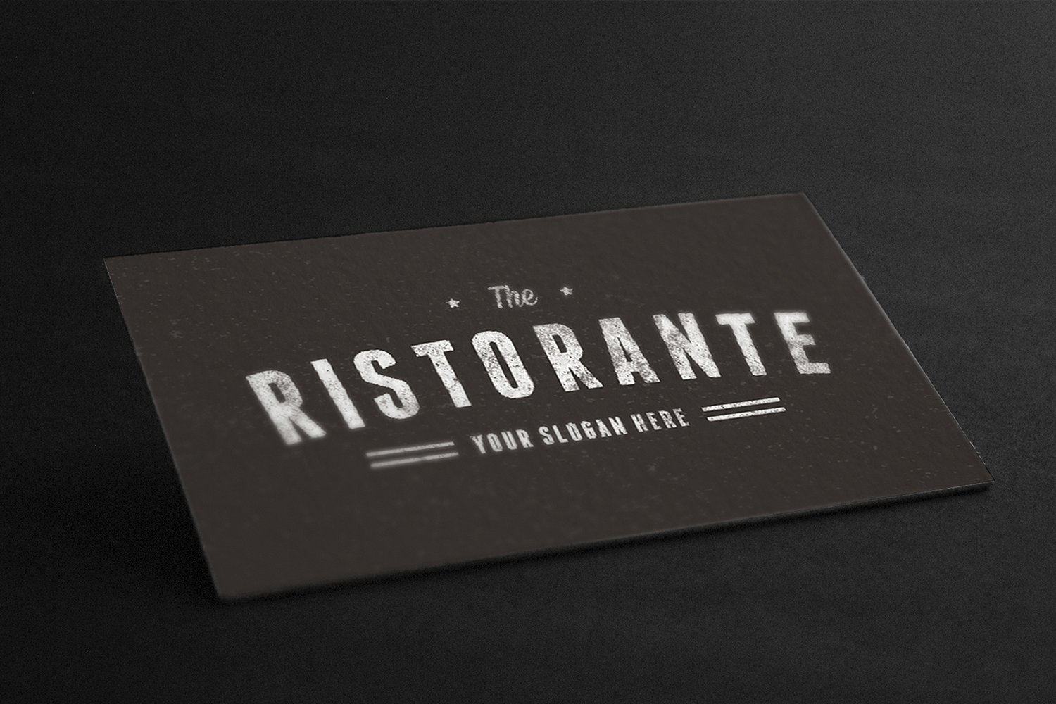 The Ristorante Menu