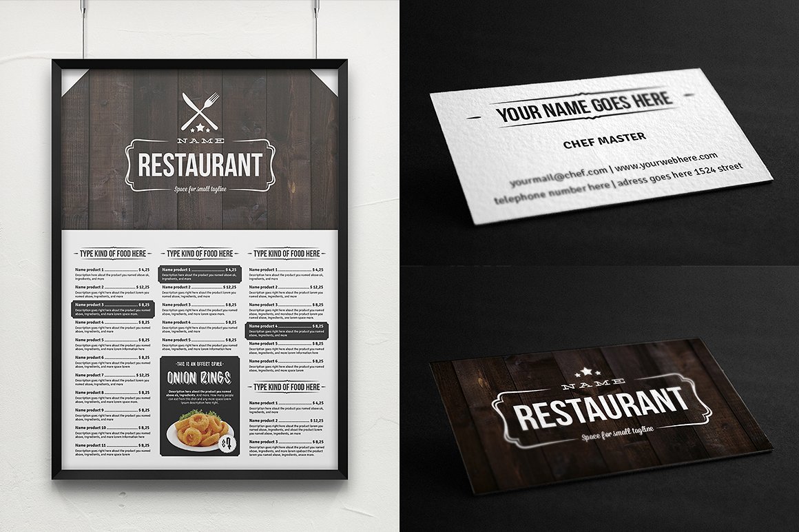 Elegant Food Menu 4 Elegant Food Menu 4