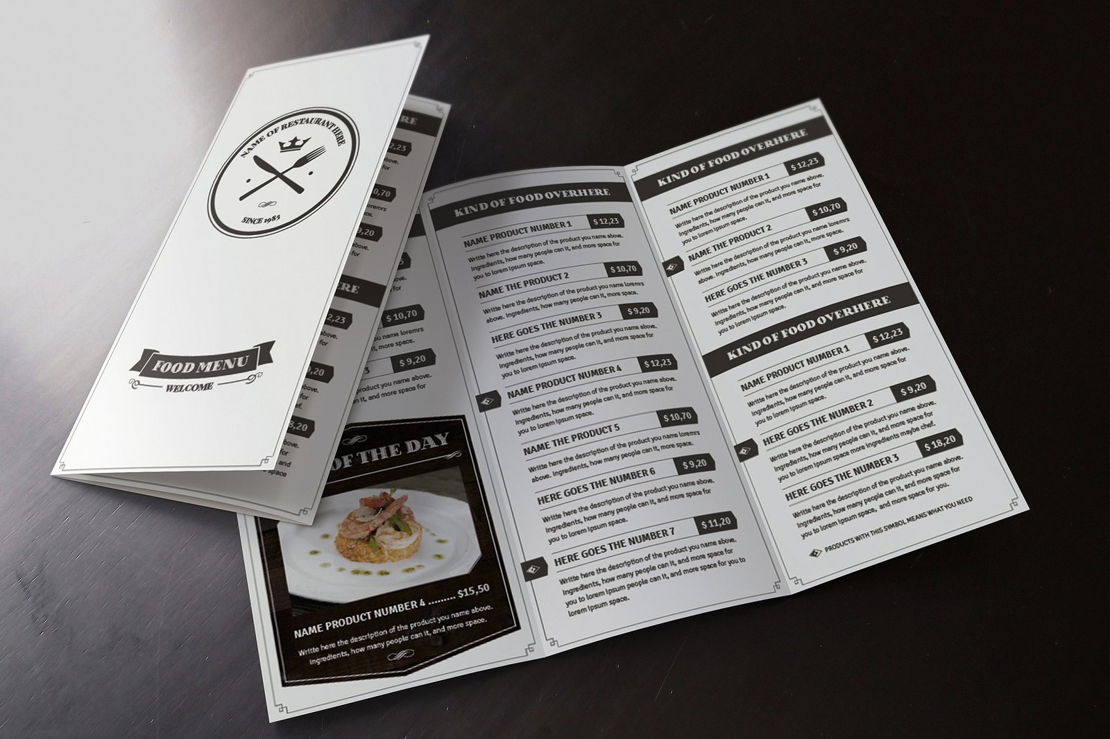 Elegant Food Menu 6 Template