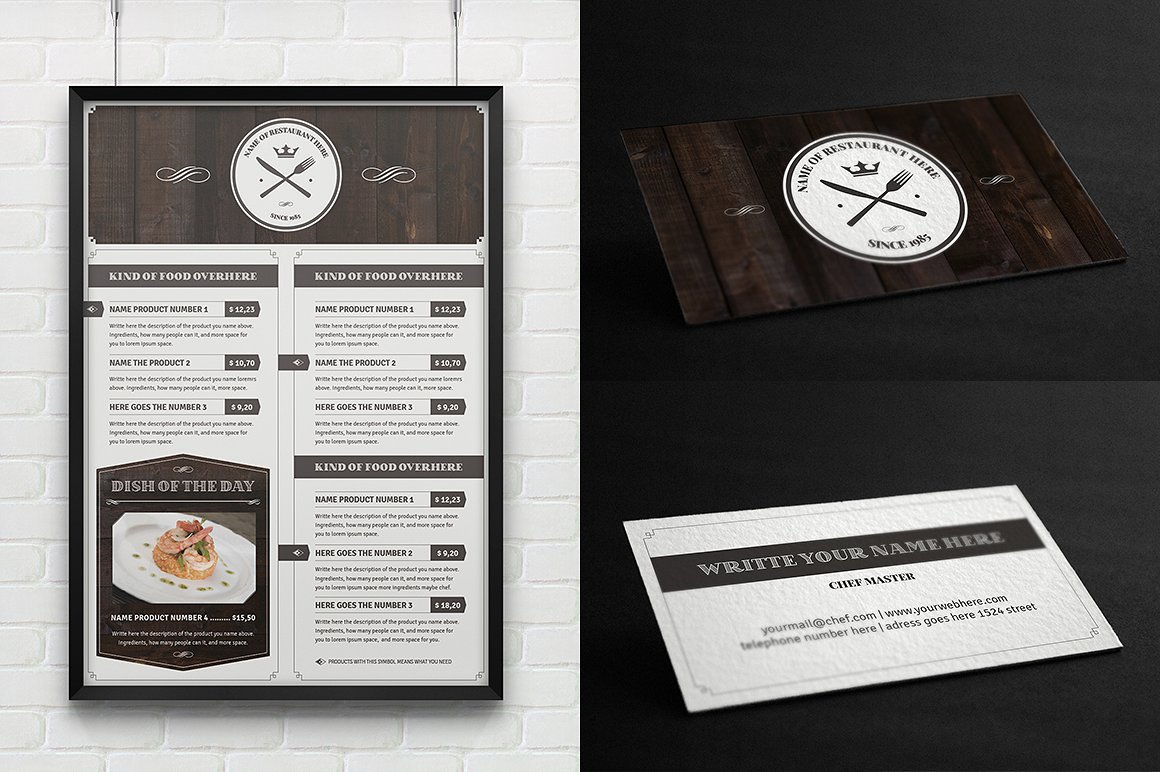 Elegant Food Menu 6 Template