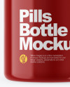 Glossy Pills Bottle Mockup