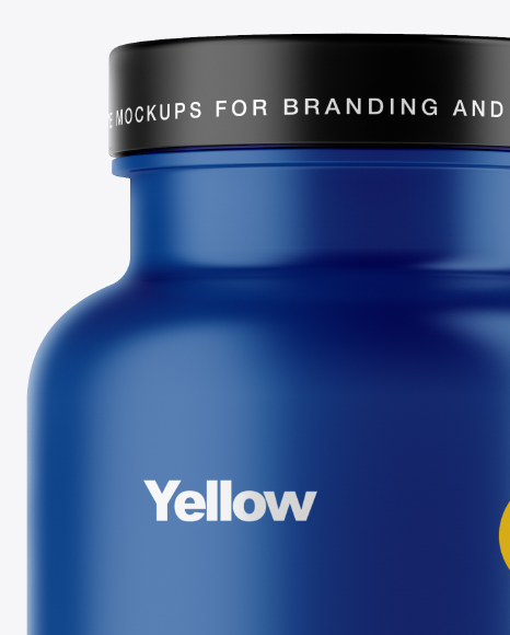 Matte Pills Bottle Mockup Matte Pills Bottle Mockup