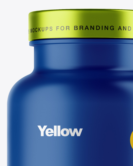 Matte Pills Bottle Mockup Matte Pills Bottle Mockup
