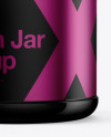 Glossy Protein Jar Mockup