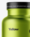Metallic Pills Bottle Mockup Metallic Pills Bottle Mockup