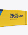 Flat Cycling Arm Warmer mockup (Top View)