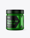 Matte Protein Jar Mockup