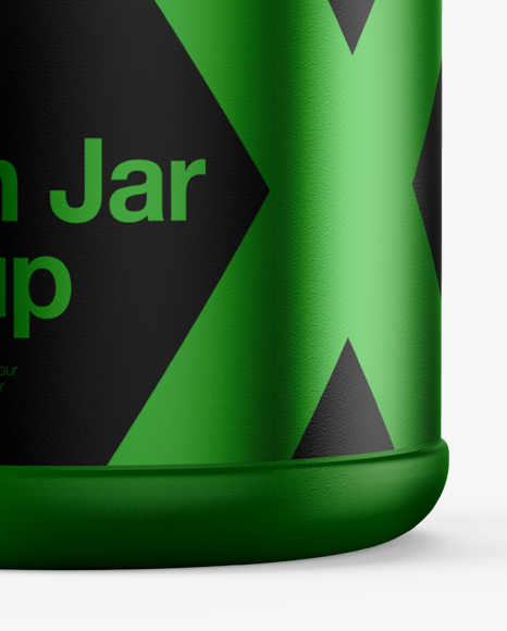 Matte Protein Jar Mockup