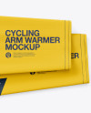 Flat Cycling Arm Warmers mockup (Top View)